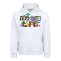 White teacher life Urban Hoodie - AdoDesignShop