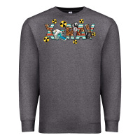 Charcoal Heather X-ray Premium Sweatshirt - texasbilliewilder