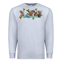 Heather Grey X-ray Premium Sweatshirt - texasbilliewilder