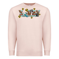 Pale Pink X-ray Premium Sweatshirt - texasbilliewilder