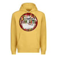 Antique Gold custom name santas favorite nurse Premium Hoodie - AdoDesignShop