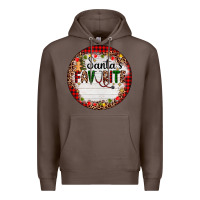 Coffee custom name santas favorite nurse Premium Hoodie - AdoDesignShop