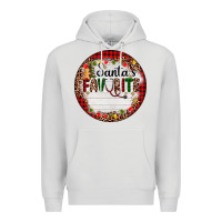Dove Grey custom name santas favorite nurse Premium Hoodie - AdoDesignShop
