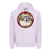 Lilac custom name santas favorite nurse Premium Hoodie - AdoDesignShop