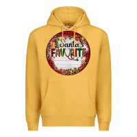 Mustard custom name santas favorite nurse Premium Hoodie - AdoDesignShop