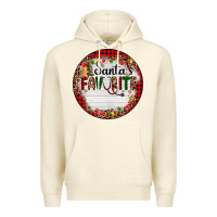 Sandshell custom name santas favorite nurse Premium Hoodie - AdoDesignShop