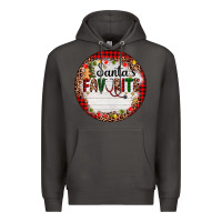 Smoke custom name santas favorite nurse Premium Hoodie - AdoDesignShop