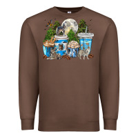 Chestnut Wolf coffee cups Premium Sweatshirt - texasbilliewilder