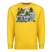 Lemon Wolf coffee cups Premium Sweatshirt - texasbilliewilder