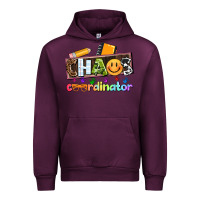 Mauve Wine teacher chaos coordinator Urban Hoodie - AdoDesignShop