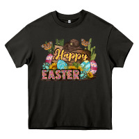 Asphalt Happy Easter Heavy Core Tee - LillyAllenDesigns