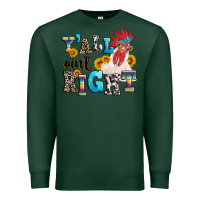Sports Green Y'all ain't right crazy Premium Sweatshirt - texasbilliewilder