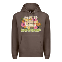 Coffee made to worship Premium Hoodie - JahusDesignShop