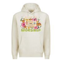 Oatmeal Heather made to worship Premium Hoodie - JahusDesignShop