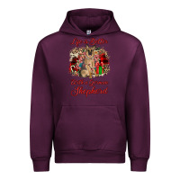 Mauve Wine Christmas life is better with a german shepherd Urban Hoodie - JahusDesignShop