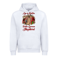 White Christmas life is better with a german shepherd Urban Hoodie - JahusDesignShop