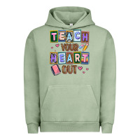 Pigment Oil Green teach your heart out Urban Hoodie - AdoDesignShop