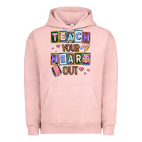 Pigment Salmon teach your heart out Urban Hoodie - AdoDesignShop