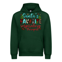 Forest Green santa s favorite respiratory therapist Urban Hoodie - JahusDesignShop