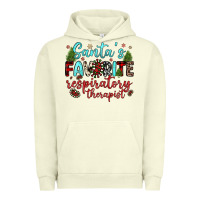 Pigment Pistachio santa s favorite respiratory therapist Urban Hoodie - JahusDesignShop