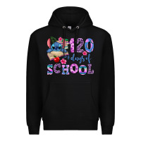 Black 120 days of school Premium Hoodie - AdoDesignShop