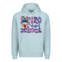 Blue Mist 120 days of school Premium Hoodie - AdoDesignShop