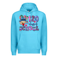 Ocean Blue 120 days of school Premium Hoodie - AdoDesignShop