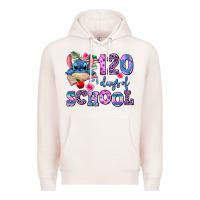 Pale Pink 120 days of school Premium Hoodie - AdoDesignShop