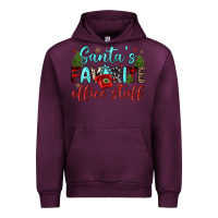 Mauve Wine santa s favorite office staff Urban Hoodie - JahusDesignShop