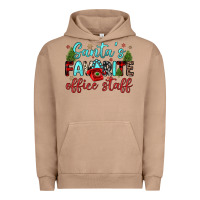 Pigment Burro santa s favorite office staff Urban Hoodie - JahusDesignShop