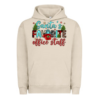 Pigment French Oak santa s favorite office staff Urban Hoodie - JahusDesignShop