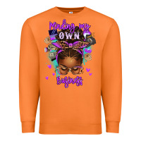 Carrot minding my own business afro messy bun Premium Sweatshirt - texasbilliewilder