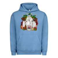 Pigment Pebble Blue christmas simmental Urban Hoodie - JahusDesignShop