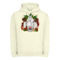 Pigment Pistachio christmas simmental Urban Hoodie - JahusDesignShop