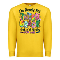 Lemon I'm ready for third grade but is it ready for me Premium Sweatshirt - RanaPortraitStore