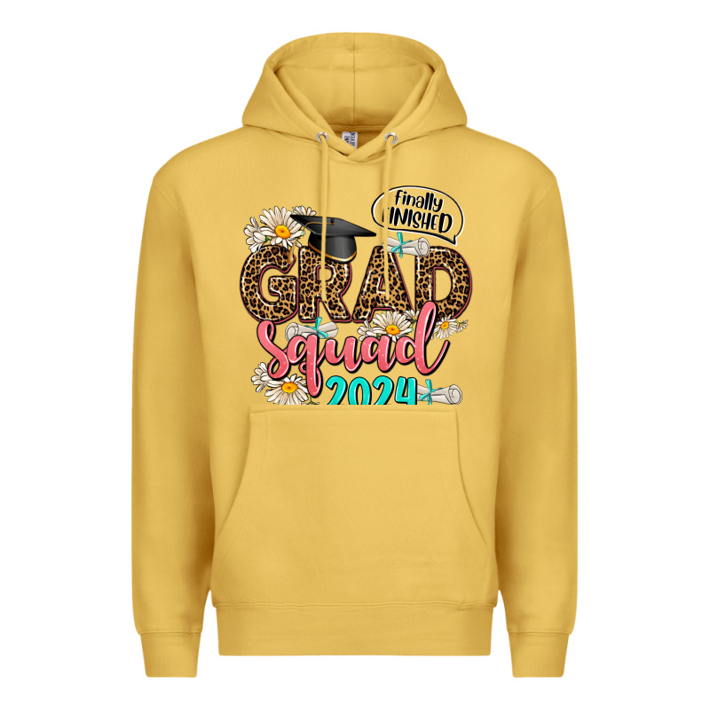 Grad Squad 2024 Premium Hoodie by AdoDesignShop | Teevron