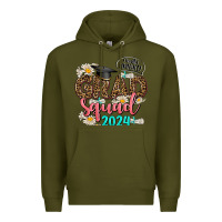 Army Green grad squad 2024 Premium Hoodie - AdoDesignShop
