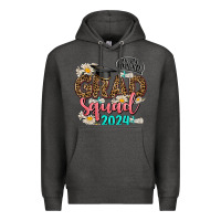 Charcoal Heather grad squad 2024 Premium Hoodie - AdoDesignShop