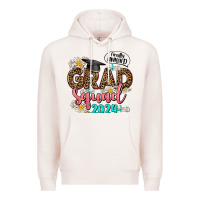 Pale Pink grad squad 2024 Premium Hoodie - AdoDesignShop