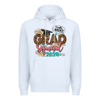 White grad squad 2024 Premium Hoodie - AdoDesignShop