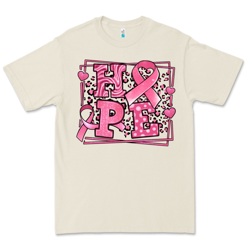 Hope Breast Cancer Awareness Ribbon Premium Tee by LillyAllenDesigns | Teevron