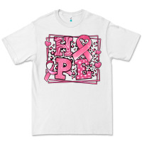 White hope breast cancer awareness ribbon Premium Tee - LillyAllenDesigns
