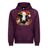 Mauve Wine christmas holstein Urban Hoodie - JahusDesignShop