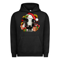 Pigment Black christmas holstein Urban Hoodie - JahusDesignShop