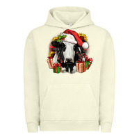 Pigment Pistachio christmas holstein Urban Hoodie - JahusDesignShop