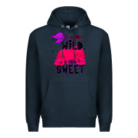 Navy a little wild a little sweet Premium Hoodie - JahusDesignShop