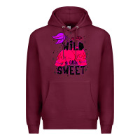 Burgundy a little wild a little sweet Premium Hoodie - JahusDesignShop