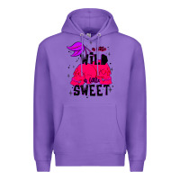 Purple a little wild a little sweet Premium Hoodie - JahusDesignShop