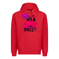 Red a little wild a little sweet Premium Hoodie - JahusDesignShop