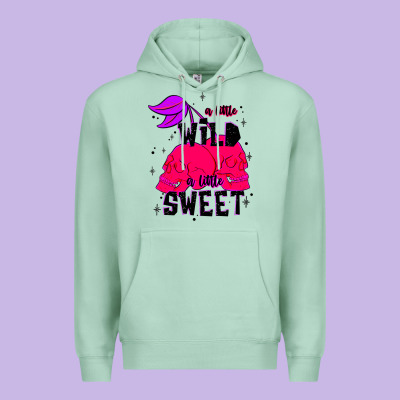 A Little Wild A Little Sweet Premium Hoodie Designed By Jahusdesignshop